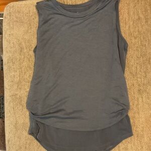 Athleta Charcoal Sleeveless Muscle Tee